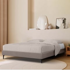 Кровать двуспальная COSAS Mandarin Savana 160x200 см Кварц Дзензелевка