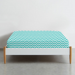 Детская простыня 110х160 см MINT ZIGZAG CS1 Cosas Смела