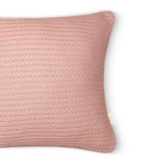 Наволочка COSAS Sakura Knitted Braid 50х50 см Рожевий Нова Прага