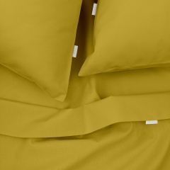 Євро простирадло COSAS MARMALADE Ранфорс 220х240 см Шафран Київ