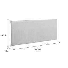 Изголовье для кровати COSAS Rodos Summer 60x190 см Желтый Киев