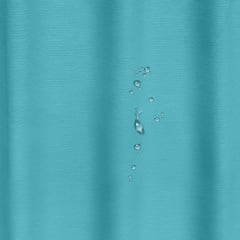 Шторка для душу та ванної COSAS WAVE з кільцями 180х180 см Блакитний Дубно