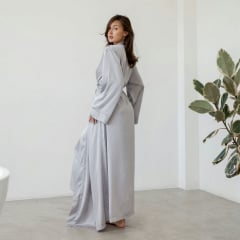 Женский халат COSAS Silky Cloud L-XL Серый Киев