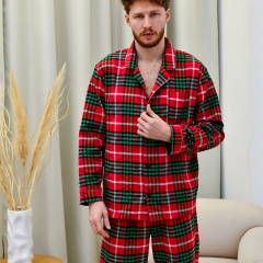 Мужская пижама COSAS SleepWay L Красно-зеленый (SleepWay_red_green_L) Киев