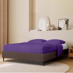 Ліжко двоспальне COSAS Kiwi Walnut 160x200 см Махагон Гуляйполе