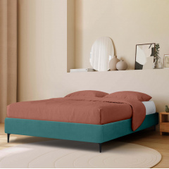 Ліжко двоспальне COSAS Kiwi Ocean 160x200 см Смарагдовий Березне