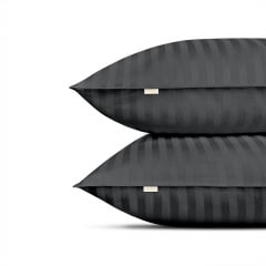 Євро постільна білизна сатин LAVA Cosas Графіт 200х220 см Хмельницький
