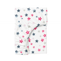 Простирадло на резинці 120х200 см ROSE STARFALL CS1 Рожевий Київ