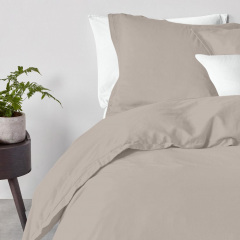 Євро постіль з простирадлом на гумці Bronze COSAS Кварц 200х220 см Нова Прага