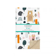 Детское постельное белье в кроватку FOREST COSAS Бежевый 110х140 см Новомосковск