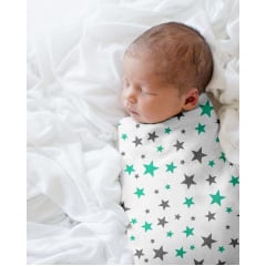 Набір пелюшок COSAS TEDDY BEAR Бязь 80х100 см 2 шт М'ятний Слов'янськ