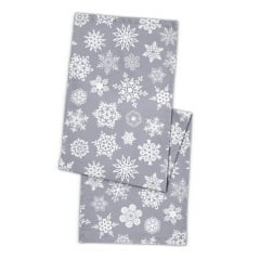 Ранер на стіл COSAS SNOWFLAKES CS2 40х150 см Сіро-білий Володимир-Волинський