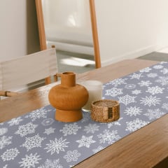 Ранер на стіл COSAS SNOWFLAKES CS2 40х150 см Сіро-білий Володимир-Волинський