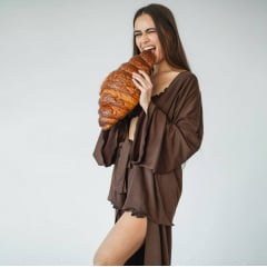 Домашній костюм COSAS Serena Home S Коричневий Слов'янськ