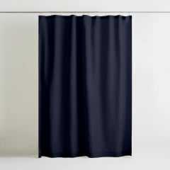 Шторка для душа и ванной COSAS STORMY с кольцами 180х180 см Синий Кременец