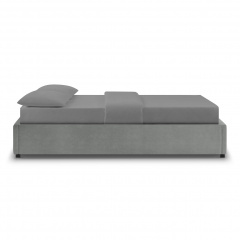 Кровать двуспальная COSAS Mango Stone 160x200 см Базальт Городок