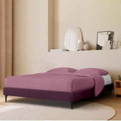 Кровать двуспальная COSAS Mandarin Plum 160x200 см Сливовый Львов