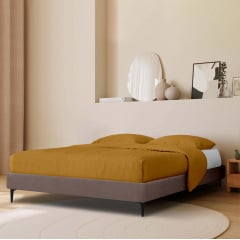 Кровать двуспальная COSAS Mandarin Mousse 160x200 см Шоколад Киев