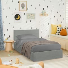 Кровать односпальная COSAS Papaya Stone 90х200 см Базальт Новониколаевка