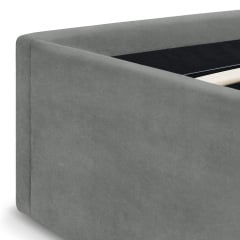 Ліжко односпальне COSAS Mango Stone 90х200 см Базальт Бровари