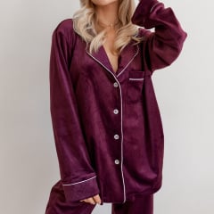 Піжама жіноча COSAS Velour Harmony XL Марсала Костопіль