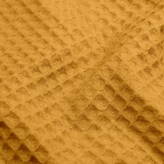 Плед-покривало вафельне COSAS 200х220 см Curcuma Greek Waffle Гірчичний Мелітополь