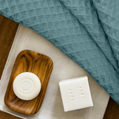 Вафельні рушники COSAS Fancy Greek Waffle CS3 Бірюзово-блакитний 2 шт Переяслав-Хмельницький