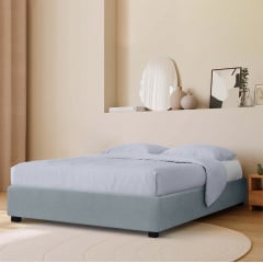 Ліжко двоспальне COSAS Mango Cashmere 180x200 см Стальний Михайлівка