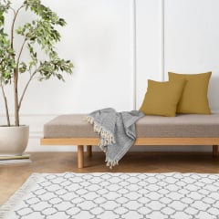 Плед бавовняний COSAS ZIGZAG 180х230 см CS5 Чорний Бердянськ