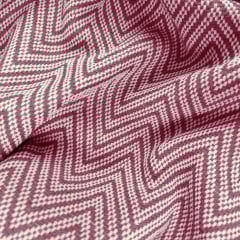 Плед бавовняний COSAS ZIGZAG 180х230 см CS4 Червоний Самбір