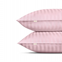 Євро постільна білизна сатин FLORAL Cosas Пудра 200х220 см Славута