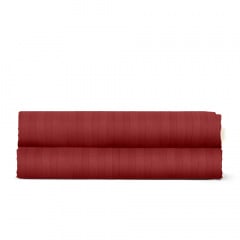 Євро простирадло 220х240 см сатин BURGUNDY Cosas Червоний Київ