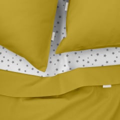 Сімейний комплект постільної білизни Marmalade CS3 COSAS Шафран 2х160х220 см Бровари