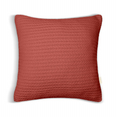 Наволочка 45х45 см Сinnamon Knitted Braid COSAS Кориця Київ