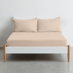 Детская простыня COSAS MAGNOLIA Ранфорс 60х120х12 см Кремовая Братское