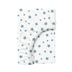 Простыня на резинке 180х200 см BLUE STARS COSAS Лубны