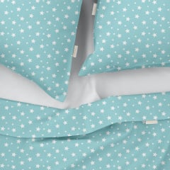 Півтораспальний комплект COSAS MINT STARFALL CS3 Ранфорс 160х220 см М'ятний Краматорськ