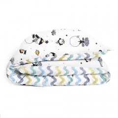 Підліткова постіль з простирадлом на гумці LITTLE PRINCE COSAS Білий 155х215 см Виноградів