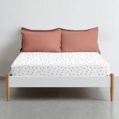 Простирадло полуторне 155х240 см DELTA COSAS Білий Ясногородка