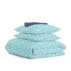 Сімейний комплект COSAS MINT STARFALL CS1 Ранфорс 2х160х220 см М'ятний Бердянськ