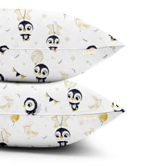 Набор наволочек COSAS PENGUINS 50х70 см Белый Вараш