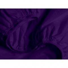 Простынь на резинке COSAS INK Ранфорс 160х200х20 см Темная слива Братское