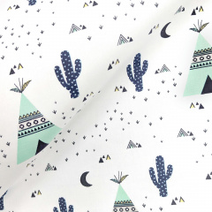 Набір наволочок COSAS CACTUS CS1 50х70 см Бірюзовий Ясногородка