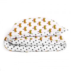 Детский пододеяльник COSAS FOX Ранфорс 110х140 см Оранжевый Ясногородка