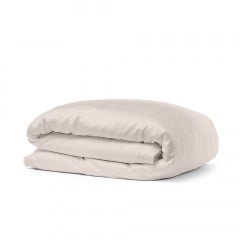 Євро постіль з простирадлом на гумці IVORY CS3 COSAS Капучино 200х220 см Сміла