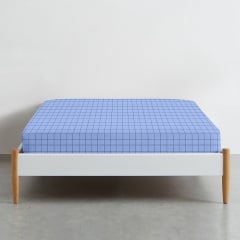 Простыня на резинке 180х200 см BLUE GEOMETRY COSAS Куйбышево