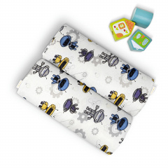 Байкові пелюшки ROBOTS COSAS сірий 80х100 см Братське