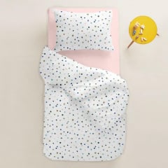 Детский пододеяльник COSAS COLOR BLOTS Ранфорс 110х140 см Белый Жмеринка