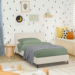 Кровать односпальная COSAS Kiwi Silk 90х200 см Магнолия Львов