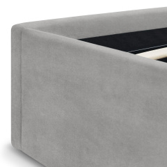 Ліжко двоспальне COSAS Papaya Rocky 160х200 см Сірий Новомиколаївка